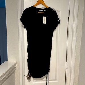 Calvin Klein black dress. T-shirt dress size L. Short sleeve